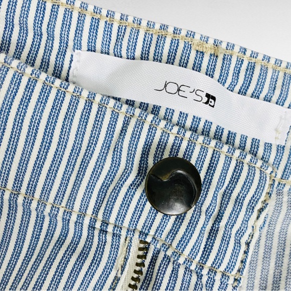 Joe’s | Blue White Pin Stripe Slim Fit Classic Preppy Lightweight Pants - Picture 5 of 9